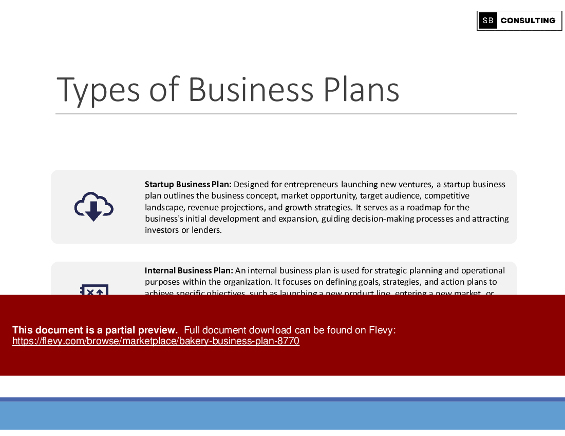 Bakery Business Plan (326-slide PPT PowerPoint presentation (PPTX)) Preview Image