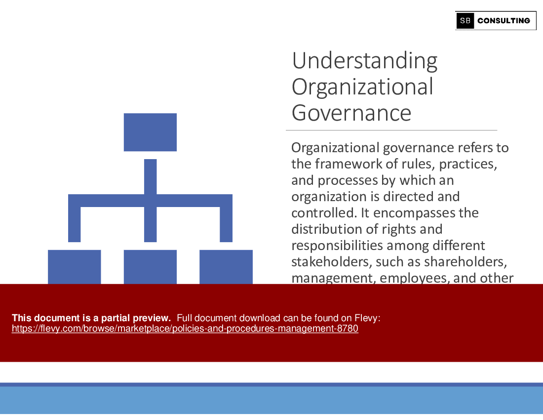 Policies and Procedures Management (151-slide PPT PowerPoint presentation (PPTX)) Preview Image