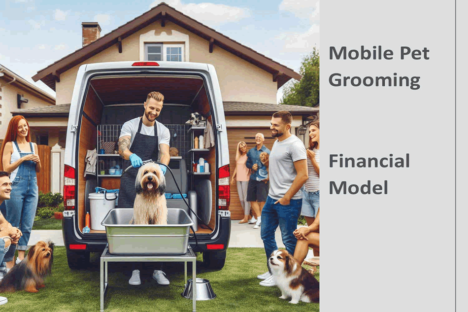 Dog Grooming Company Financial Model (Excel template (XLSX)) Preview Image