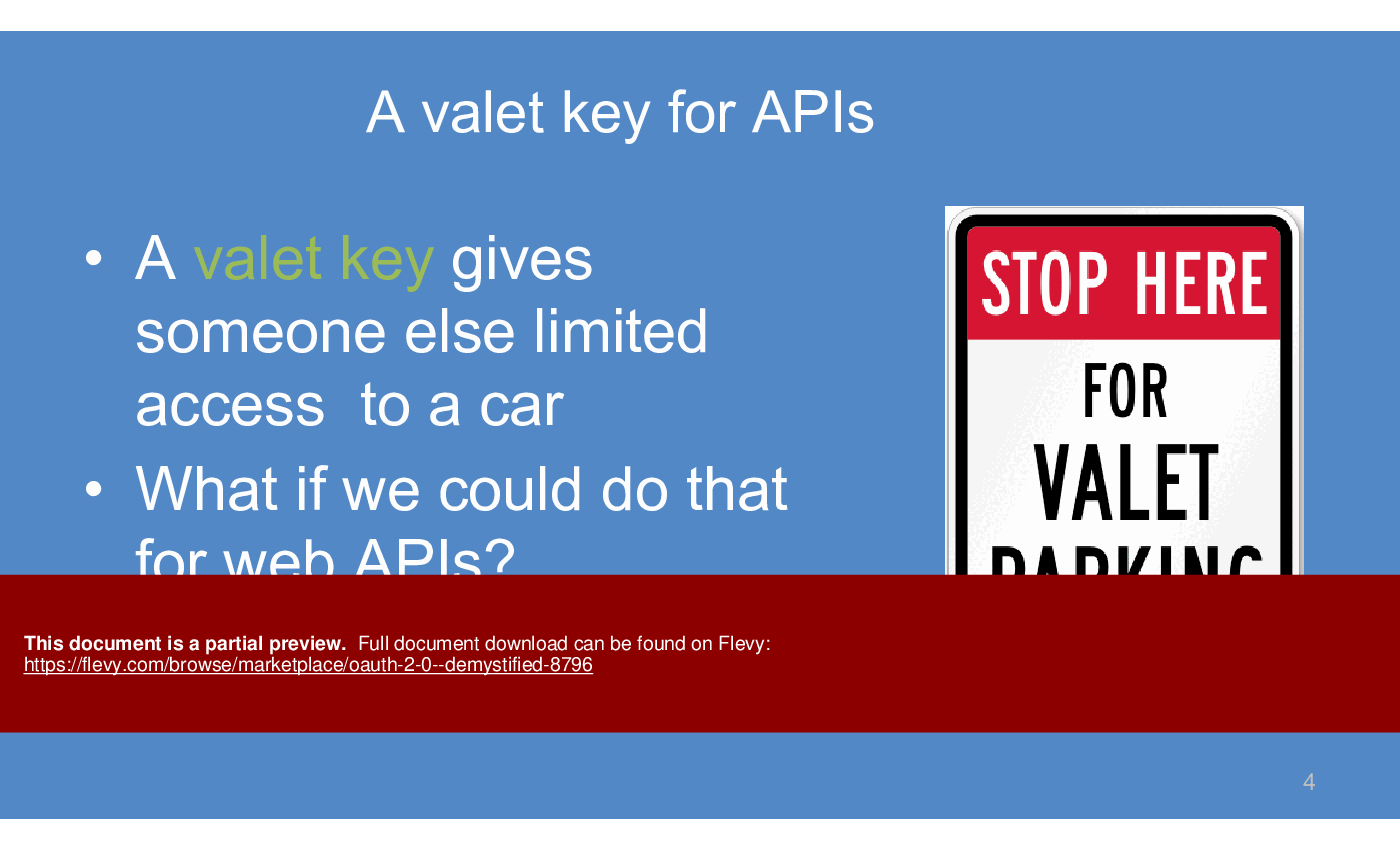 OAuth 2.0 - Demystified (112-slide PPT PowerPoint presentation (PPTX)) Preview Image