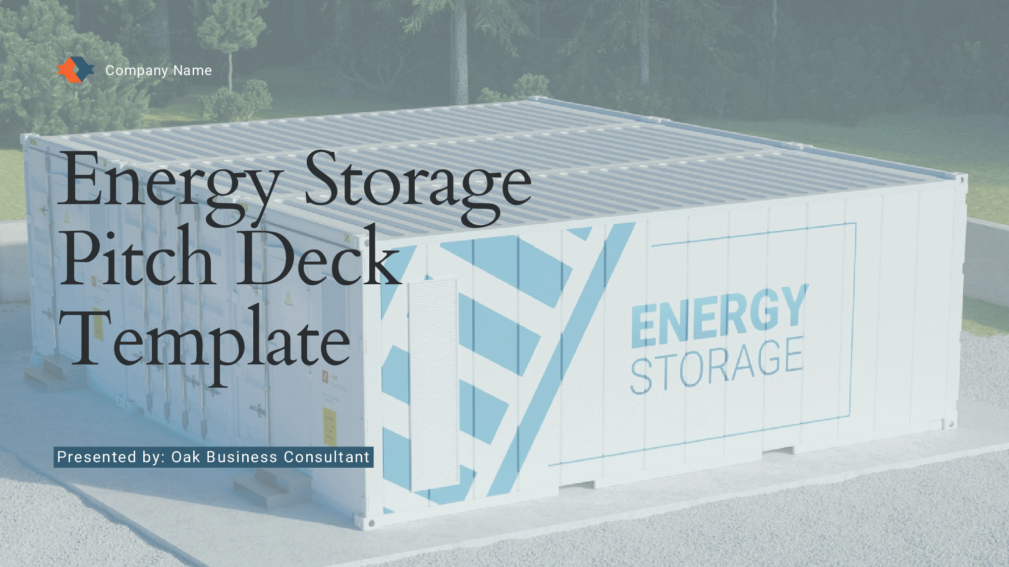 Energy Storage Pitch Deck Template (36-page PDF document) Preview Image