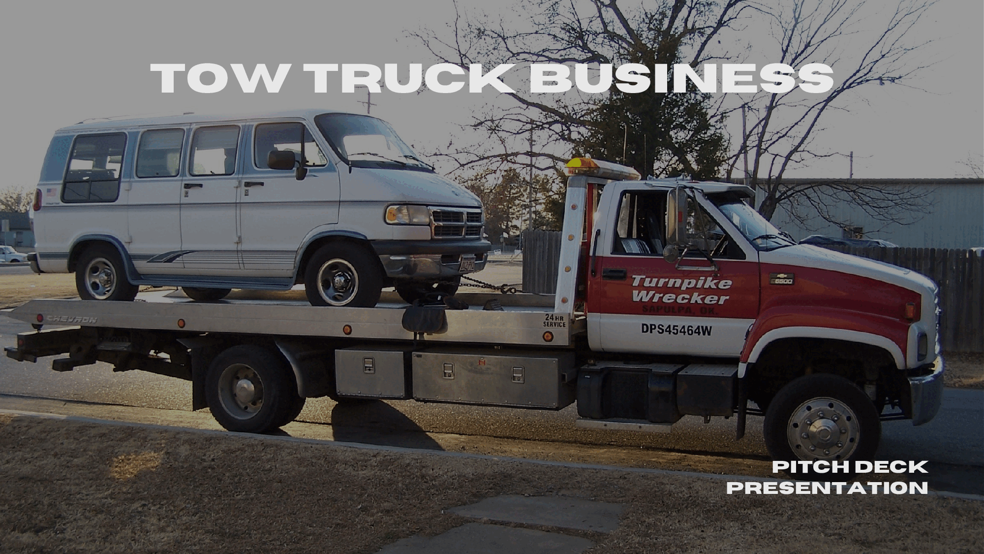 Tow Truck Business Pitch Deck (34-page PDF document) Preview Image