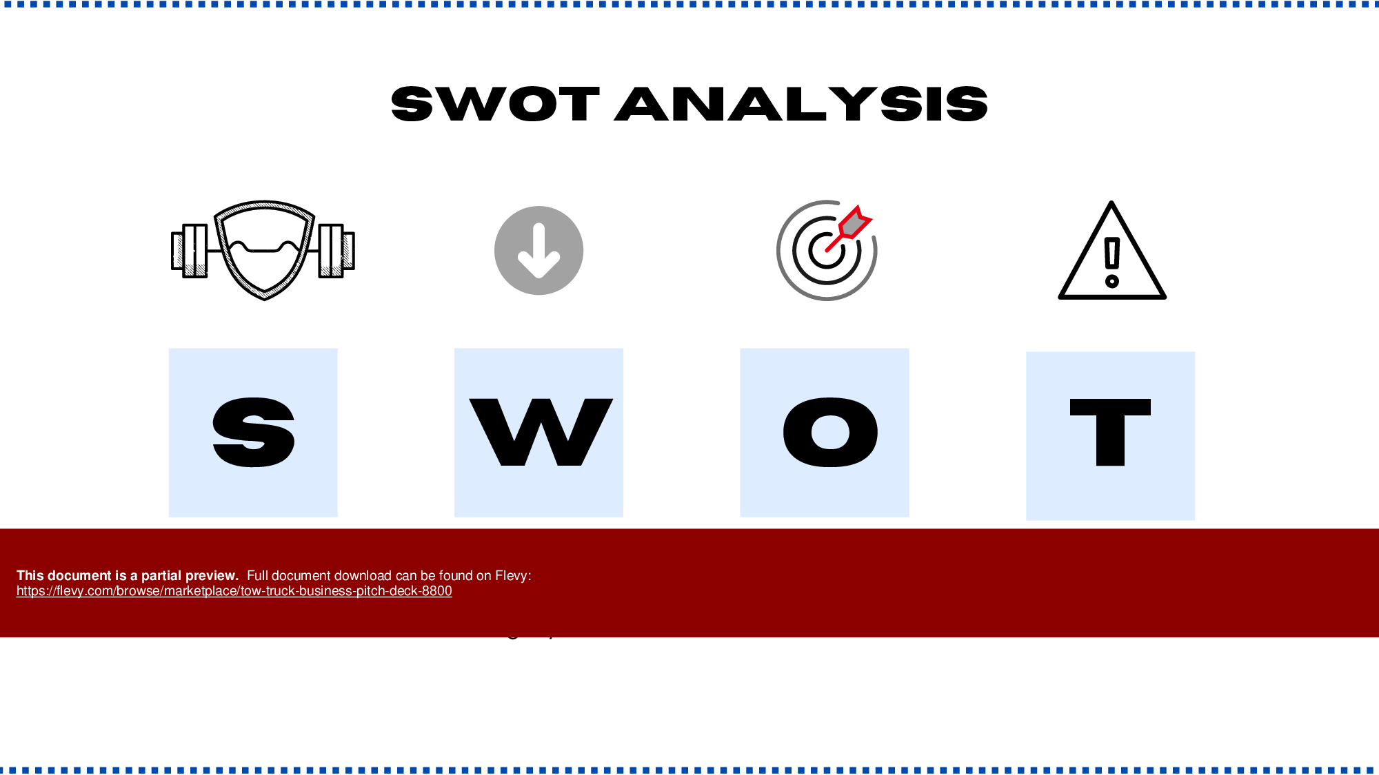 Tow Truck Business Pitch Deck (34-page PDF document) Preview Image