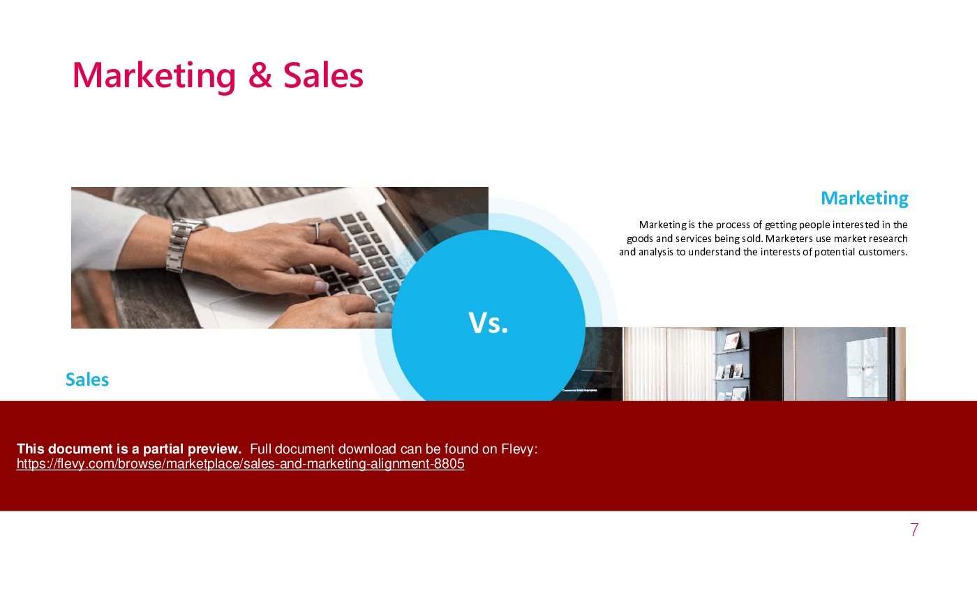 Sales and Marketing Alignment (58-slide PPT PowerPoint presentation (PPTX)) Preview Image