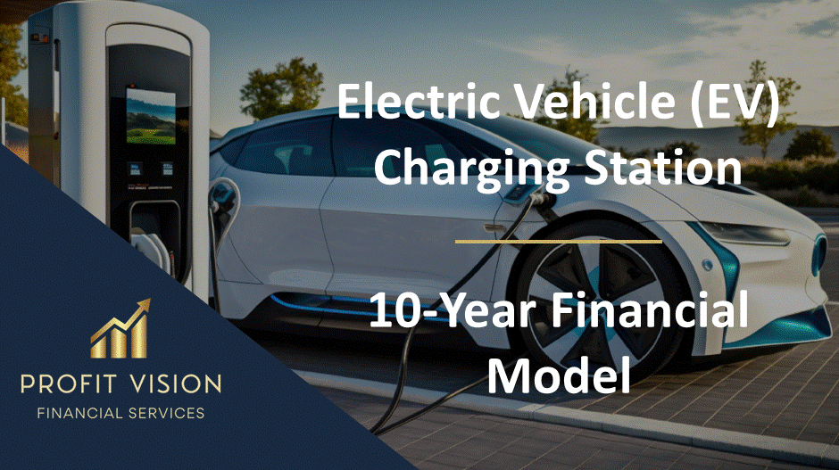 Electric Vehicle (EV) Charging Station – 10 Year Financial M (Excel template (XLSX)) Preview Image