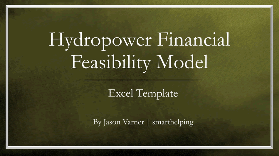 Hydropower Infrastructure Model (Excel template (XLSX)) Preview Image