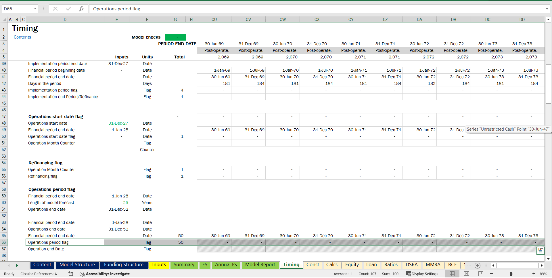 Wind Farm - Project Finance (Excel template (XLSM)) Preview Image