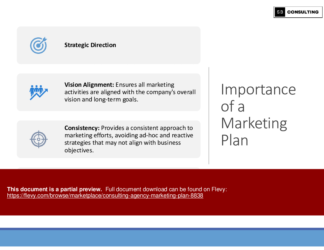 Consulting Agency Marketing Plan (362-slide PPT PowerPoint presentation (PPTX)) Preview Image