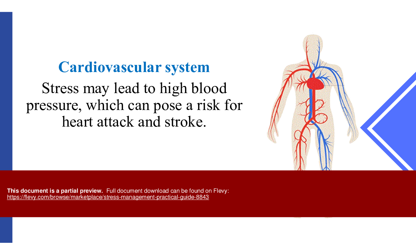 Stress Management Practical Guide (25-slide PPT PowerPoint presentation (PPTX)) Preview Image