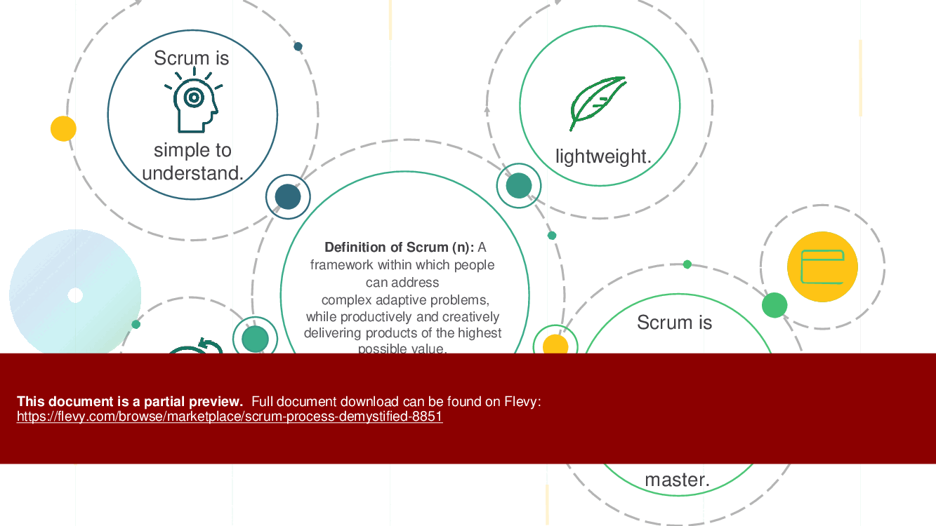 Scrum Process Demystified (46-slide PPT PowerPoint presentation (PPTX)) Preview Image