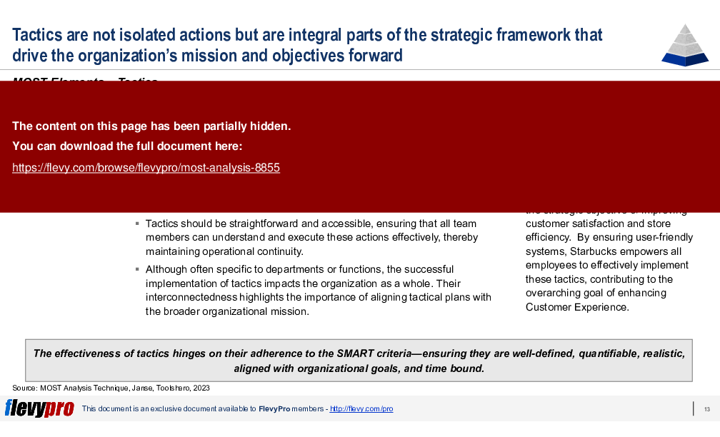 MOST Analysis (31-slide PPT PowerPoint presentation (PPTX)) Preview Image