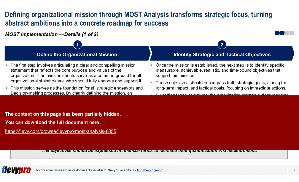 MOST Analysis (31-slide PPT PowerPoint presentation (PPTX)) Preview Image