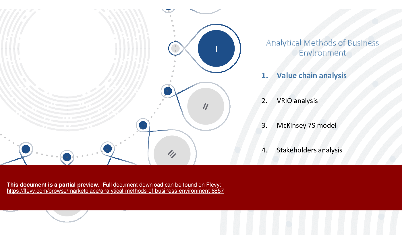 Analytical Methods of Business Environment (70-slide PPT PowerPoint presentation (PPTX)) Preview Image