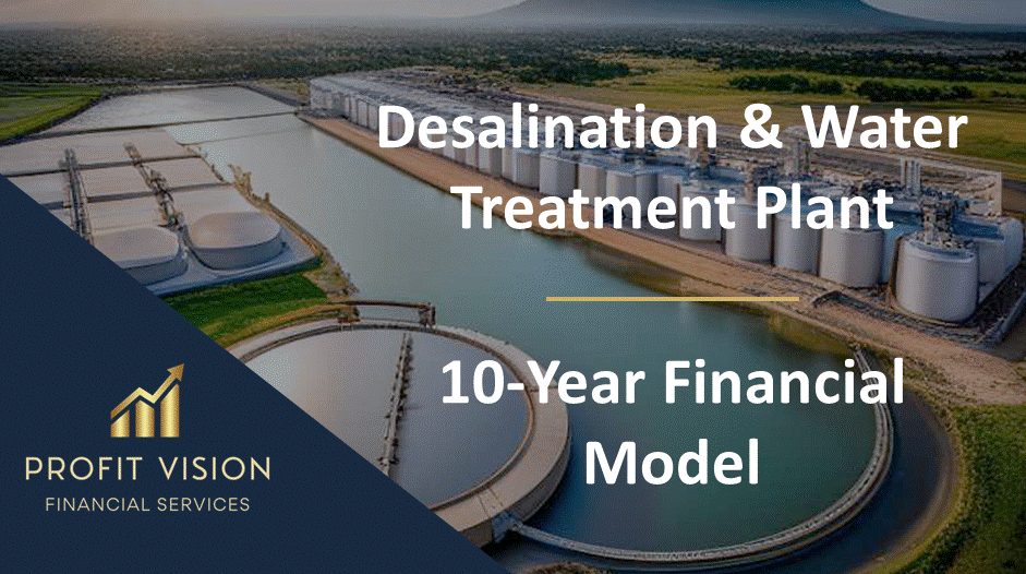 Desalination & Water Treatment Plant Financial Model (Excel template (XLSX)) Preview Image