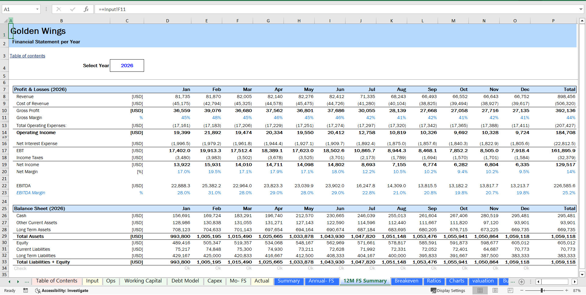 Layer Poultry Farm Financial Projection Model (Excel template (XLSX)) Preview Image