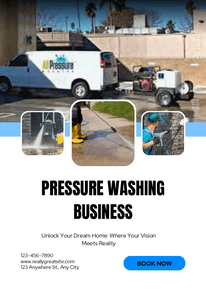 Pressure Washing Business Plan Template (38-page PDF document) Preview Image