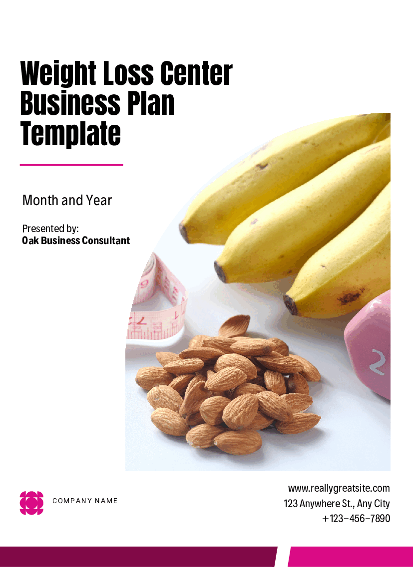 Weight Loss-Center Business Plan