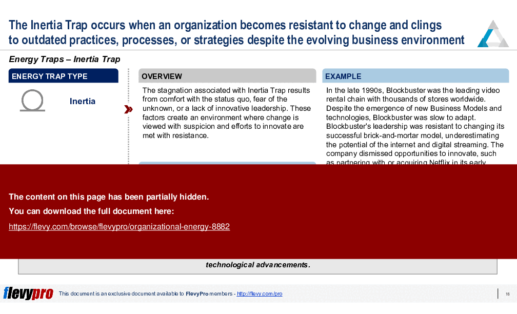 4 Zones of Organizational Energy (35-slide PPT PowerPoint presentation (PPTX)) Preview Image