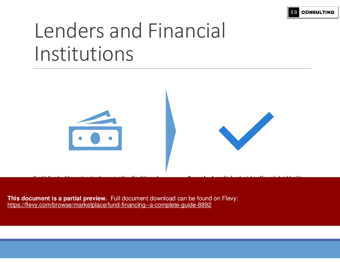 Fund Financing - A Complete Guide (242-slide PPT PowerPoint presentation (PPTX)) Preview Image