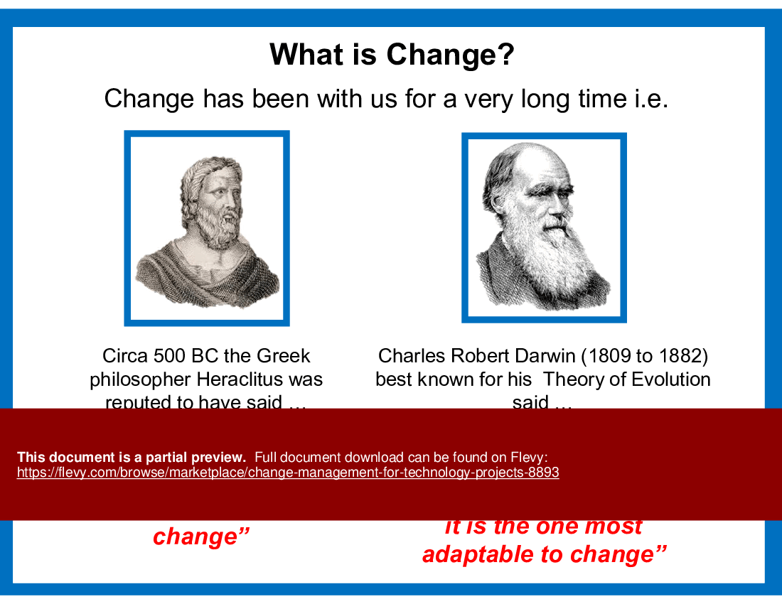 Change Management for Technology Projects (42-slide PPT PowerPoint presentation (PPT)) Preview Image