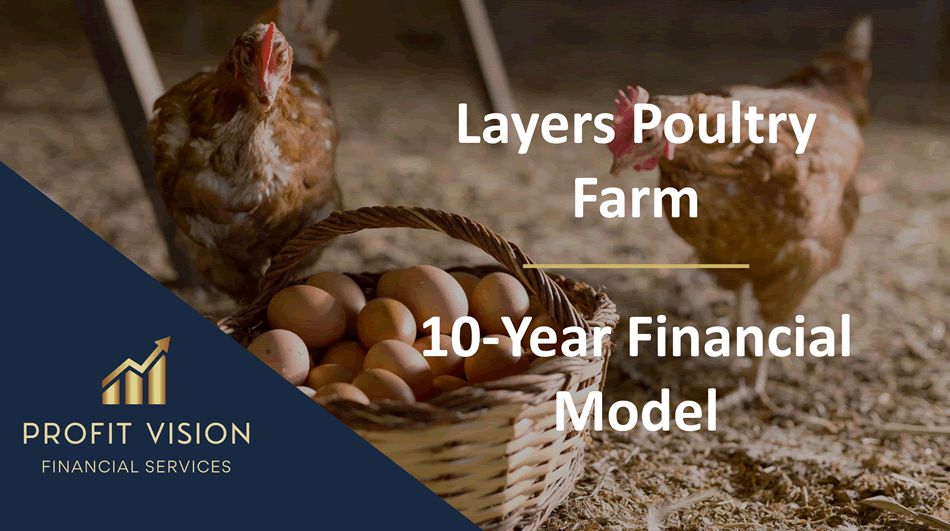 Layers Poultry Farm – 10 Year Financial Model (Excel template (XLSX)) Preview Image