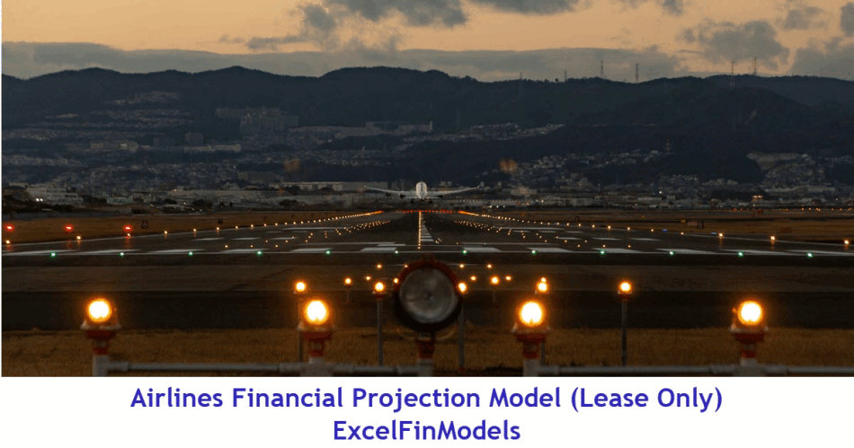 Airline Financial Projection Model (Aircraft Lease Basis) (Excel template (XLSX)) Preview Image