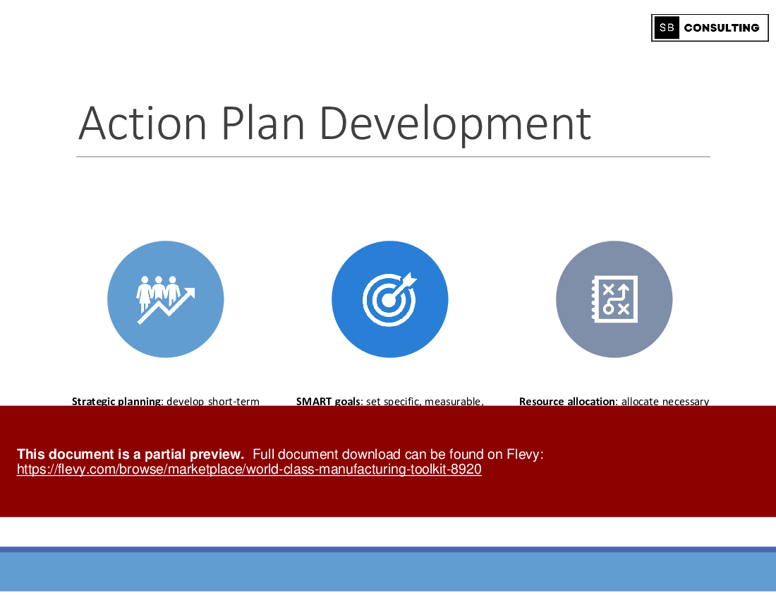 World Class Manufacturing Toolkit (813-slide PPT PowerPoint presentation (PPTX)) Preview Image