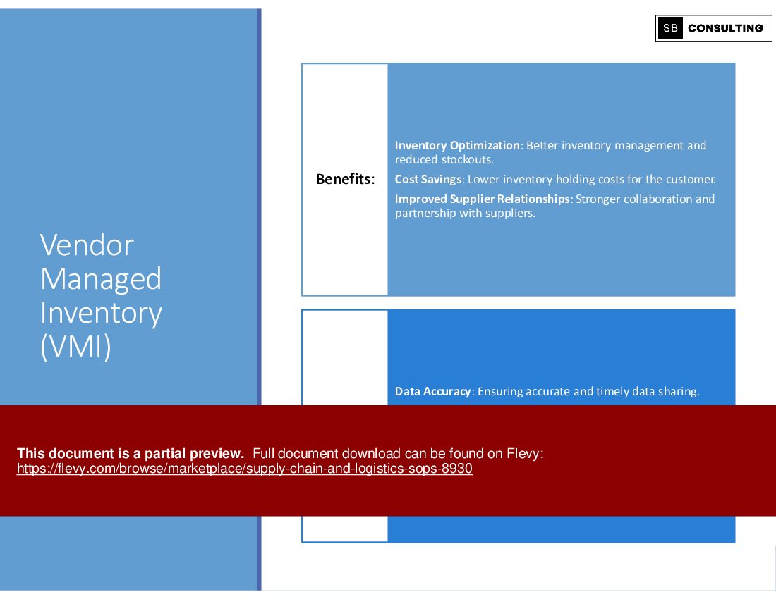 Supply Chain and Logistics SOPs (904-slide PPT PowerPoint presentation (PPTX)) Preview Image