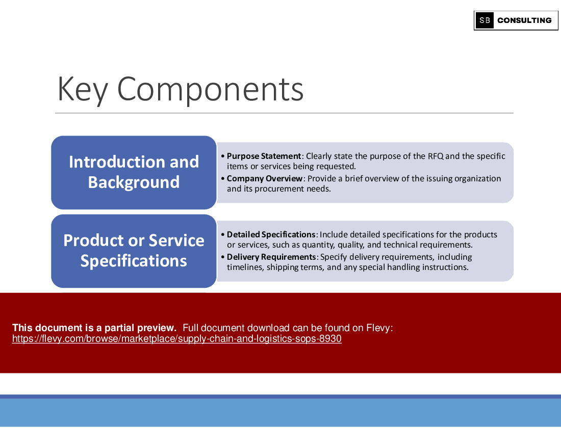 Supply Chain and Logistics SOPs (904-slide PPT PowerPoint presentation (PPTX)) Preview Image