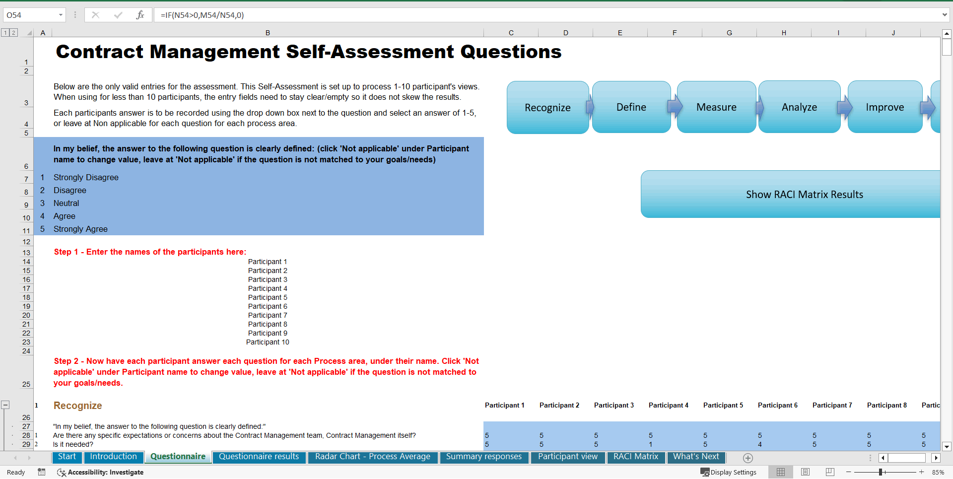 Contract Management - Implementation Toolkit (Excel template (XLSX)) Preview Image