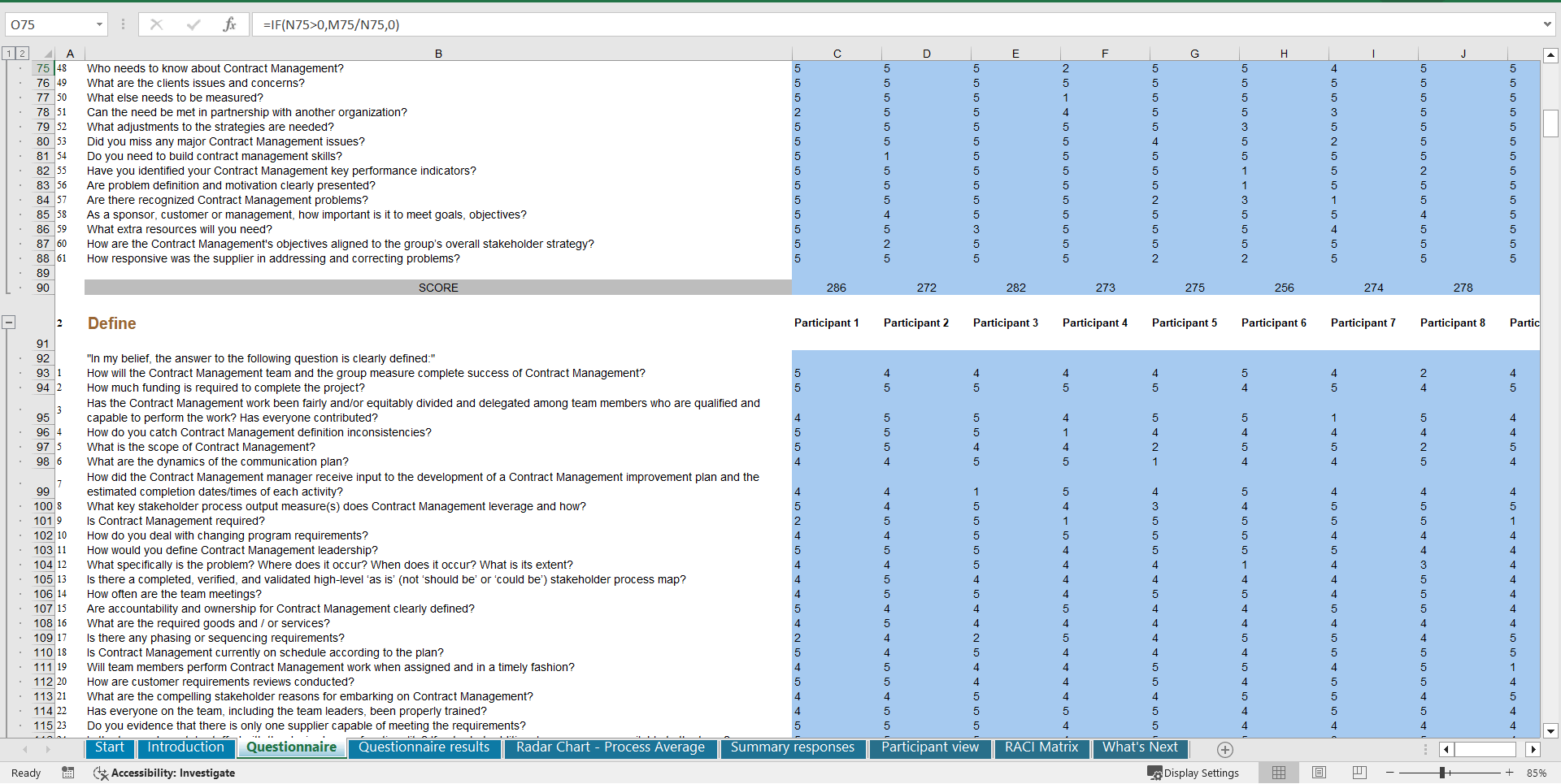 Contract Management - Implementation Toolkit (Excel template (XLSX)) Preview Image