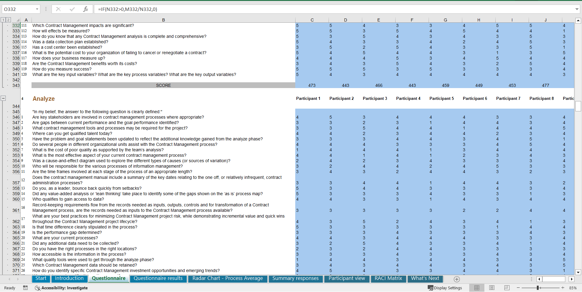 Contract Management - Implementation Toolkit (Excel template (XLSX)) Preview Image