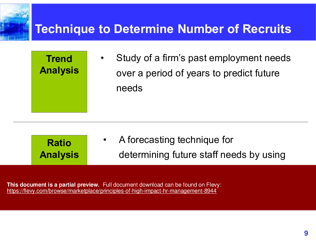 Principles of High Impact HR Management (141-slide PPT PowerPoint presentation (PPTX)) Preview Image