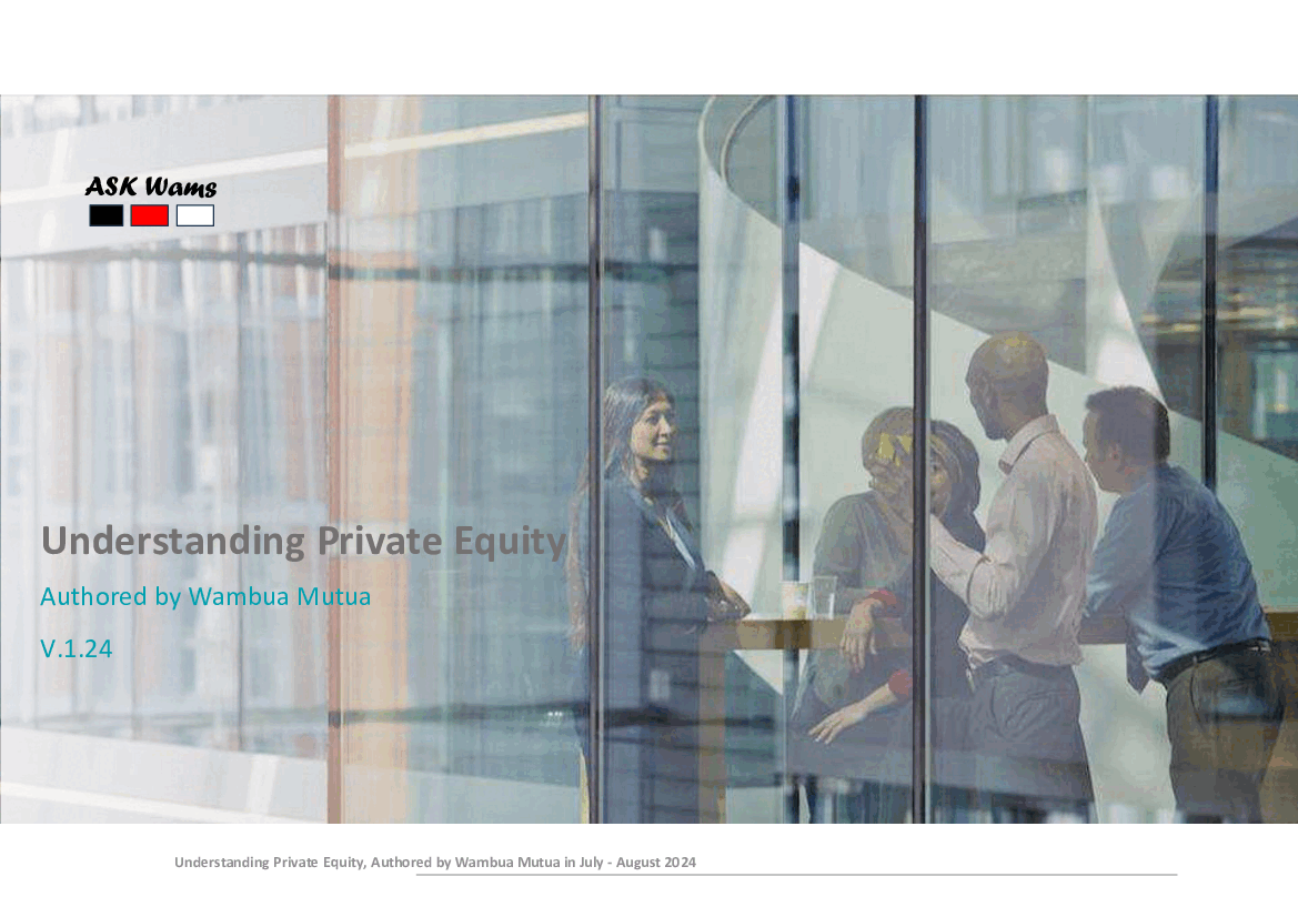 Understanding Private Equity (27-page PDF document) Preview Image