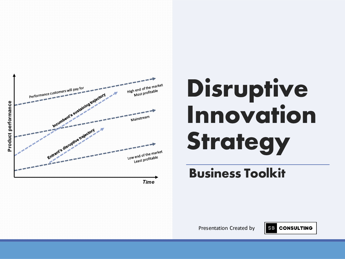 Disruptive Innovation Strategy (628-slide PPT PowerPoint presentation (PPTX)) Preview Image