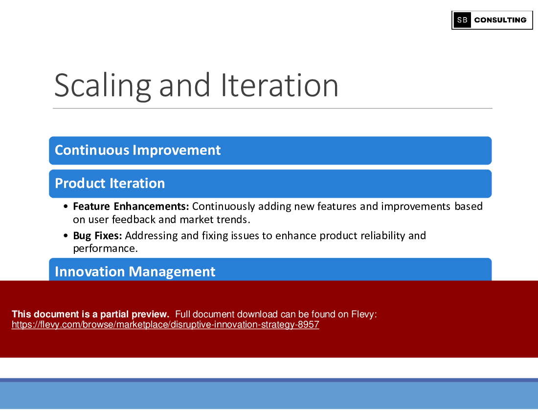 Disruptive Innovation Strategy (628-slide PPT PowerPoint presentation (PPTX)) Preview Image