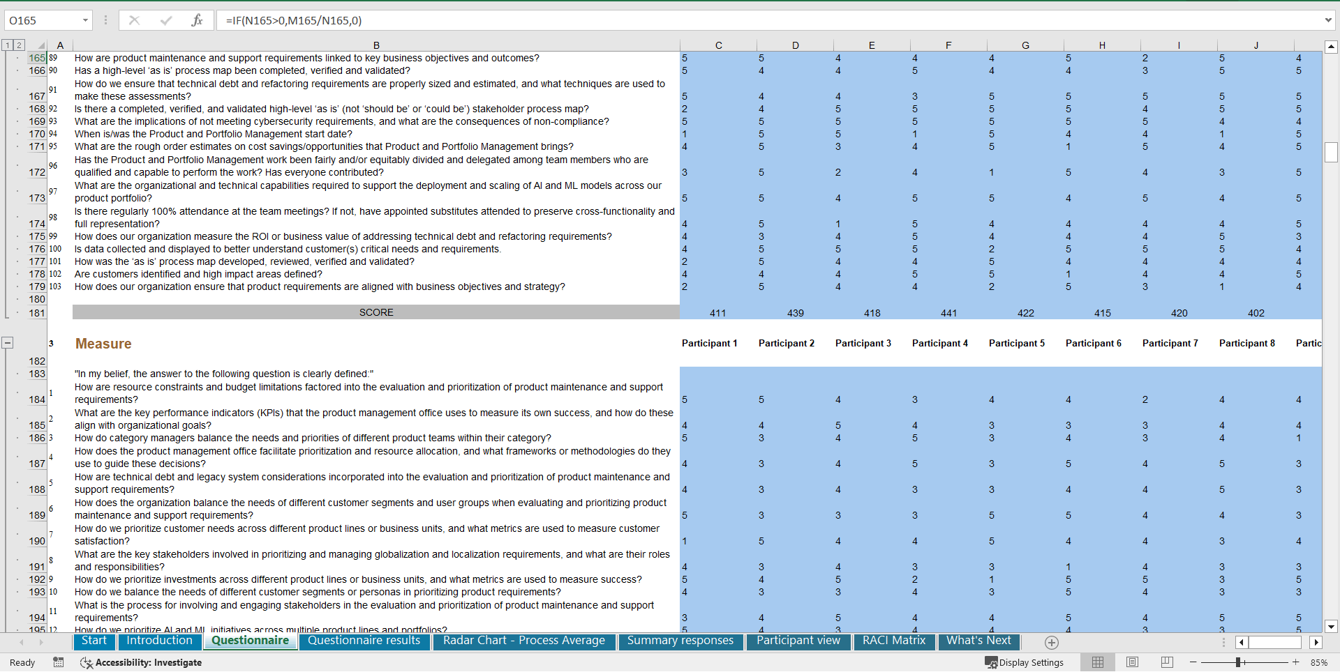 Product and Portfolio Management - Implementation Toolkit (Excel template (XLSX)) Preview Image