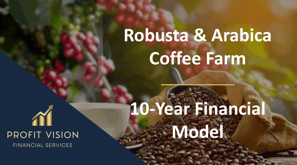 Robusta & Arabica Coffee Farm - 10 Year Financial Model (Excel template (XLSX)) Preview Image