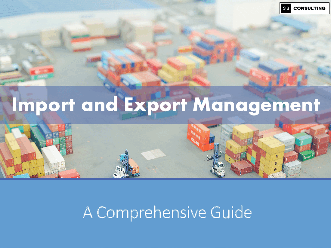 Import and Export Management Toolkit (864-slide PPT PowerPoint presentation (PPTX)) Preview Image