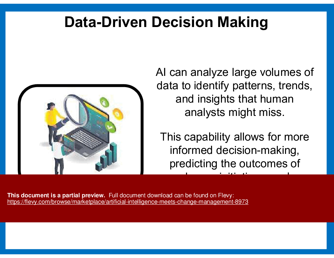 Artificial Intelligence Meets Change Management (22-slide PPT PowerPoint presentation (PPT)) Preview Image