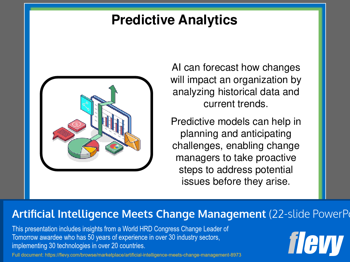 Artificial Intelligence Meets Change Management (22-slide PPT PowerPoint presentation (PPT)) Preview Image