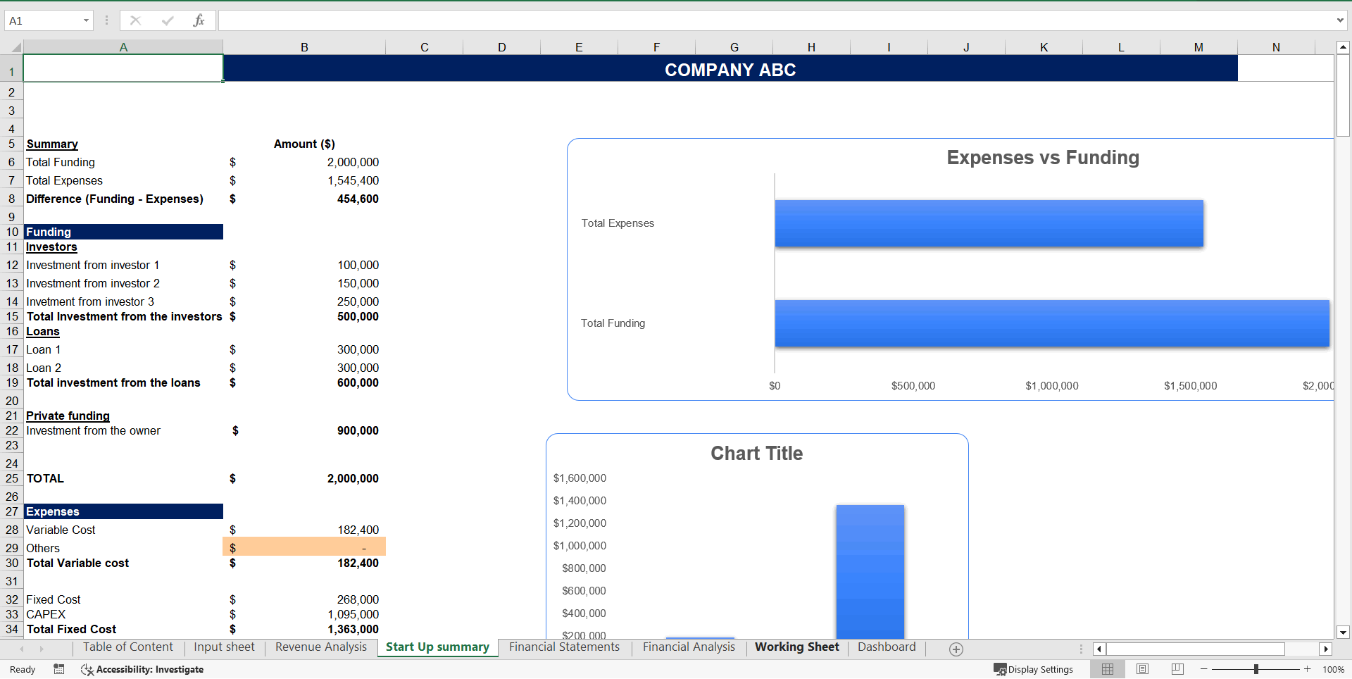 General Freight Trucking (Local) Excel Financial Model (Excel template (XLSX)) Preview Image