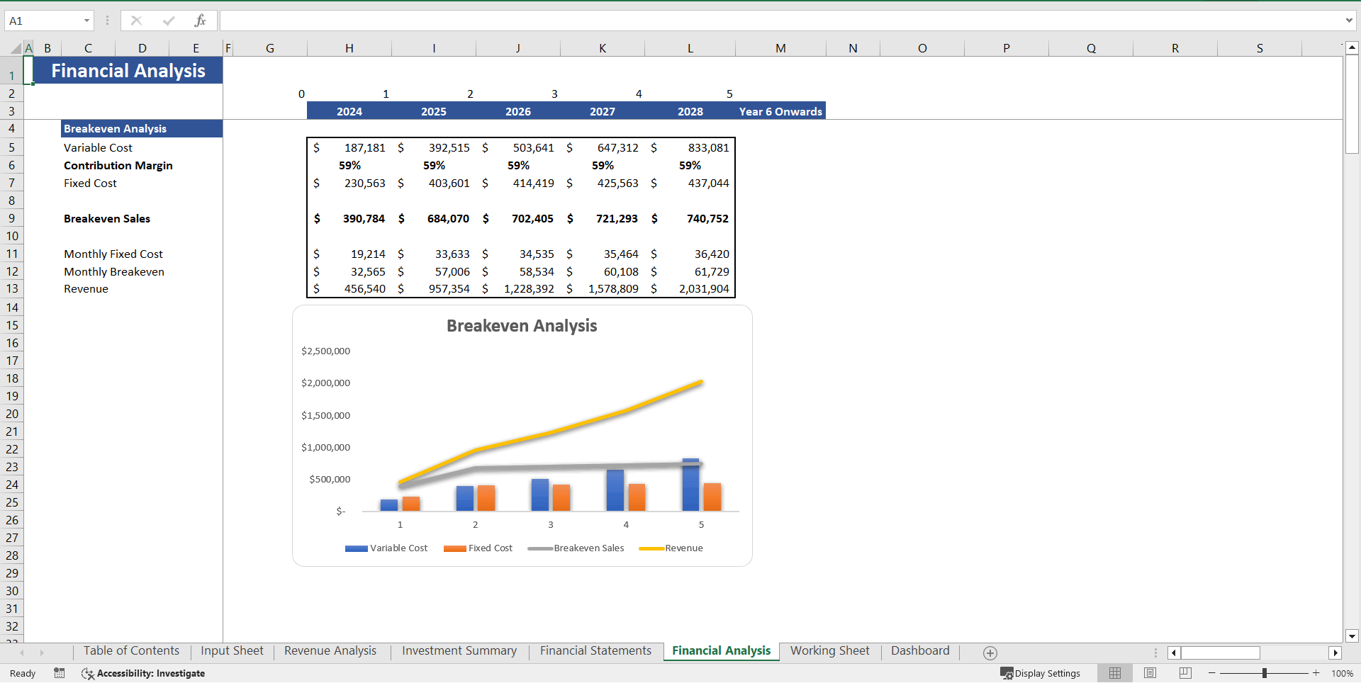 Handel's Ice Cream Franchise Excel Financial Model (Excel template (XLSX)) Preview Image