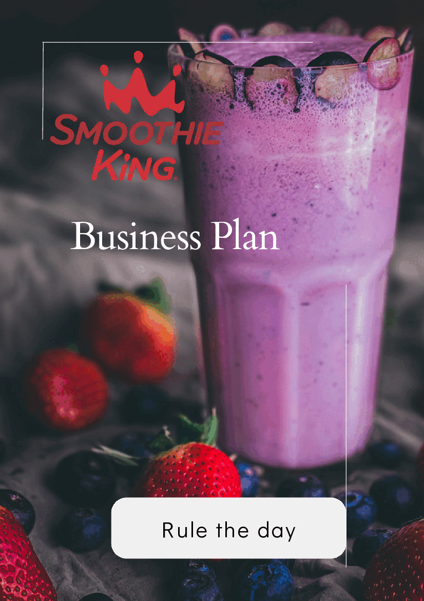 Smoothie King Franchise Business Plan (39-page PDF document) Preview Image