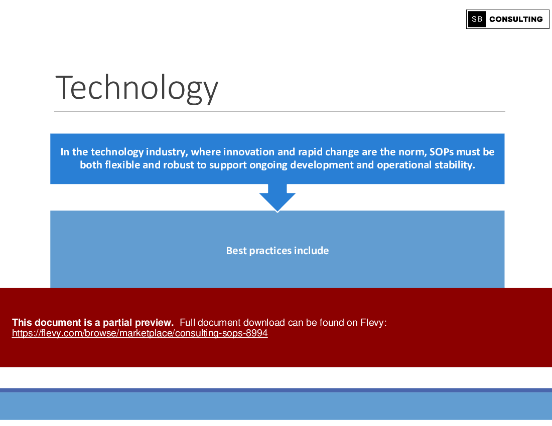 Consulting SOPs (581-slide PPT PowerPoint presentation (PPTX)) Preview Image