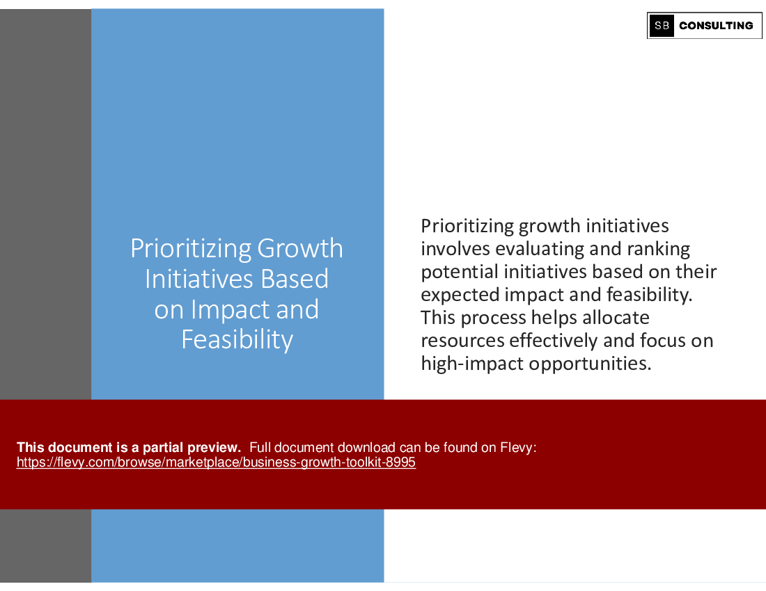 Business Growth Toolkit (693-slide PPT PowerPoint presentation (PPTX)) Preview Image