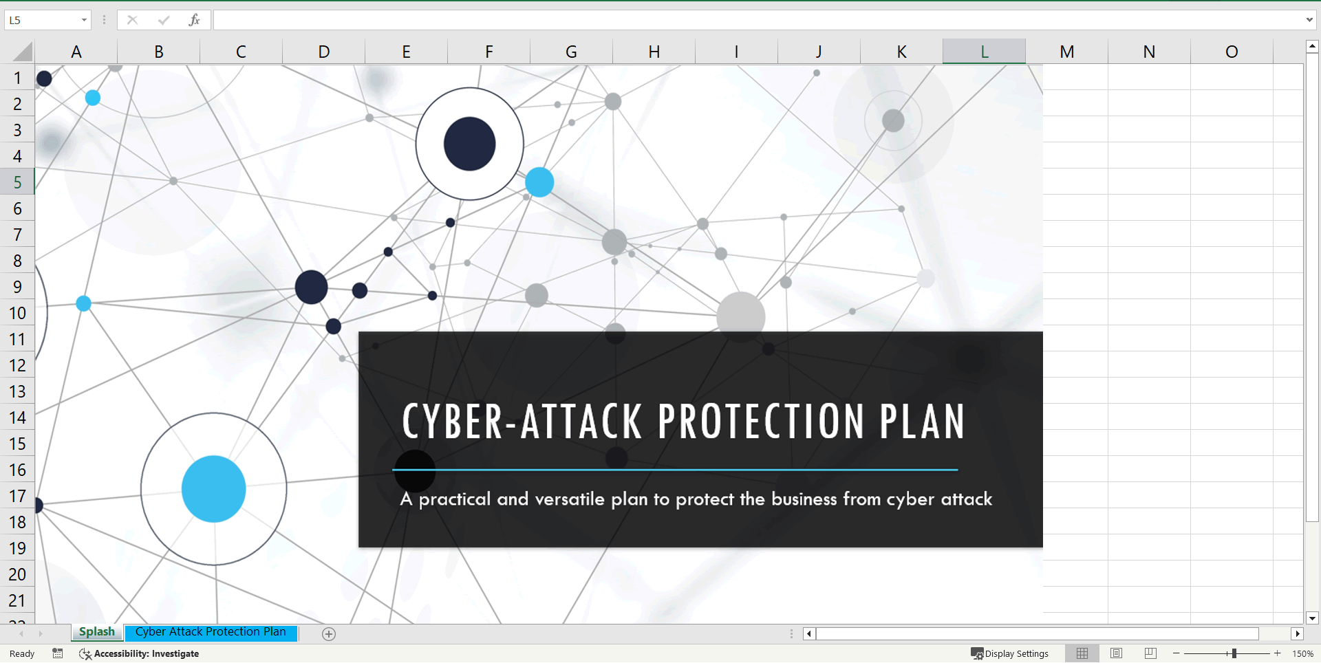 Practical Plan to Protect the Business from Cyber-Attack (Excel template (XLSX)) Preview Image