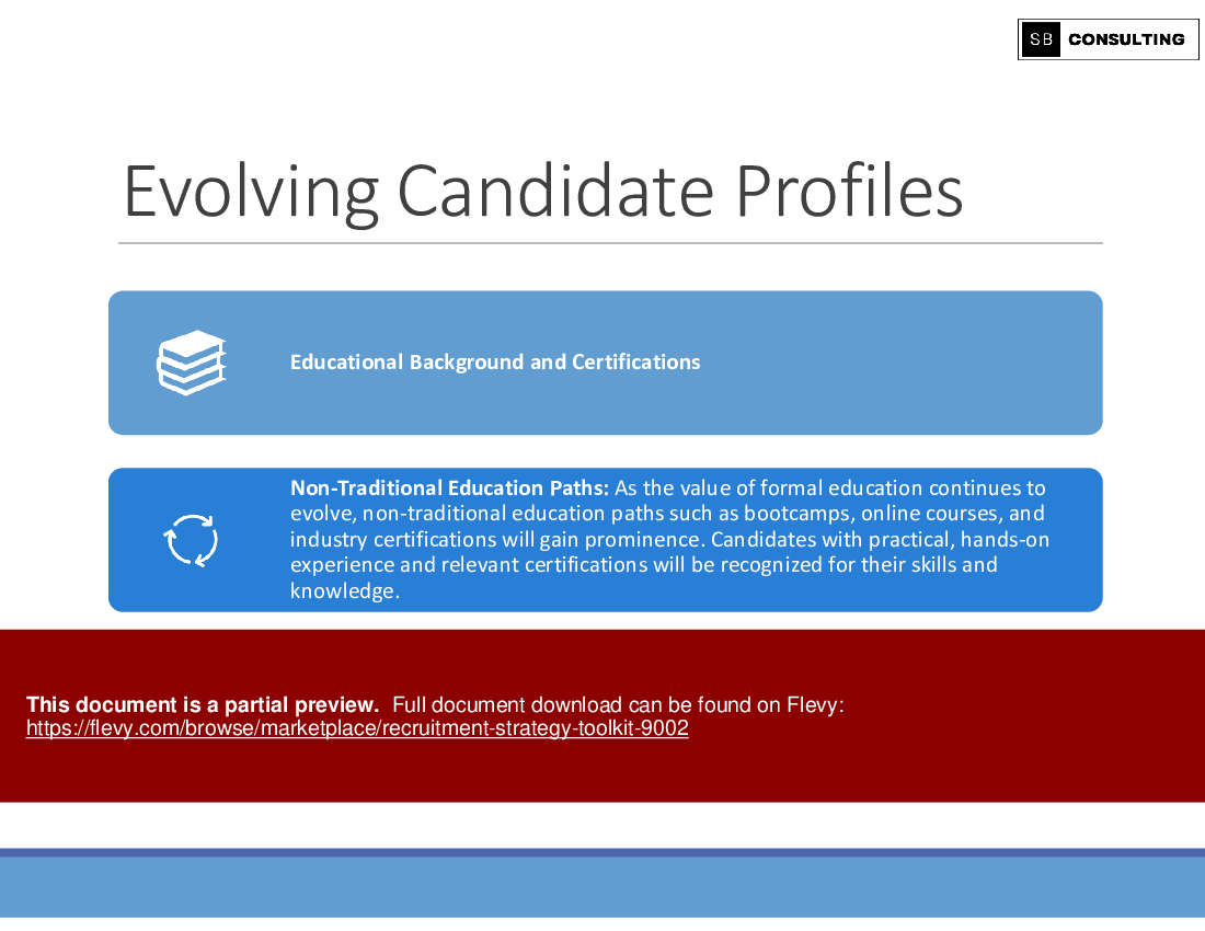 Recruitment Strategy Toolkit (606-slide PPT PowerPoint presentation (PPTX)) Preview Image