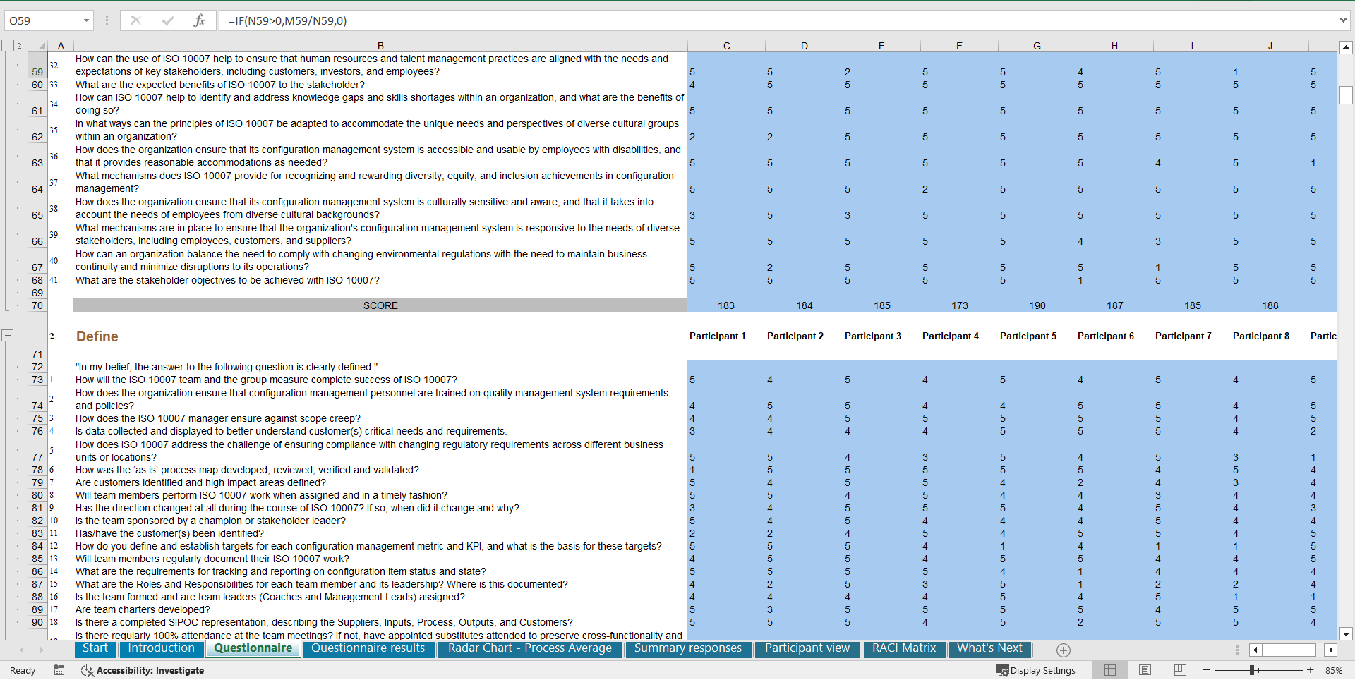 ISO 10007 - Implementation Toolkit (Excel template (XLSX)) Preview Image