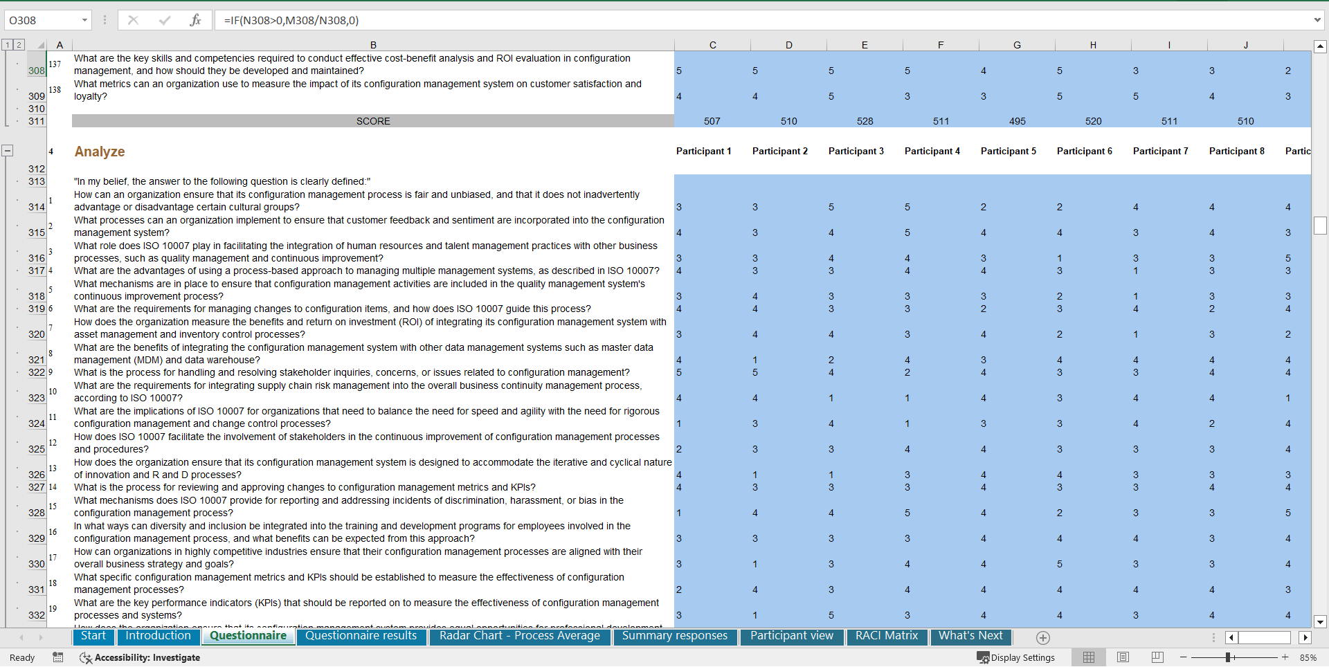 ISO 10007 - Implementation Toolkit (Excel template (XLSX)) Preview Image